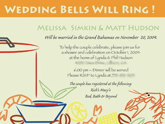 Matt & Melissa Wedding Invitation